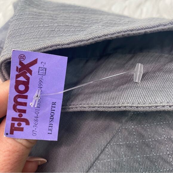 Anthropologie Leifsdottir Alicante Quilted Pencil Skirt Gray Size 6 NWT - Picture 8 of 14